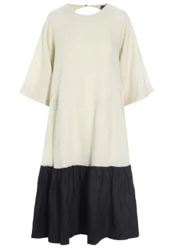 Kjoler<BITTE KAI RAND Airy linen kjole BLACK