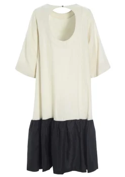 Kjoler<BITTE KAI RAND Airy linen kjole BLACK