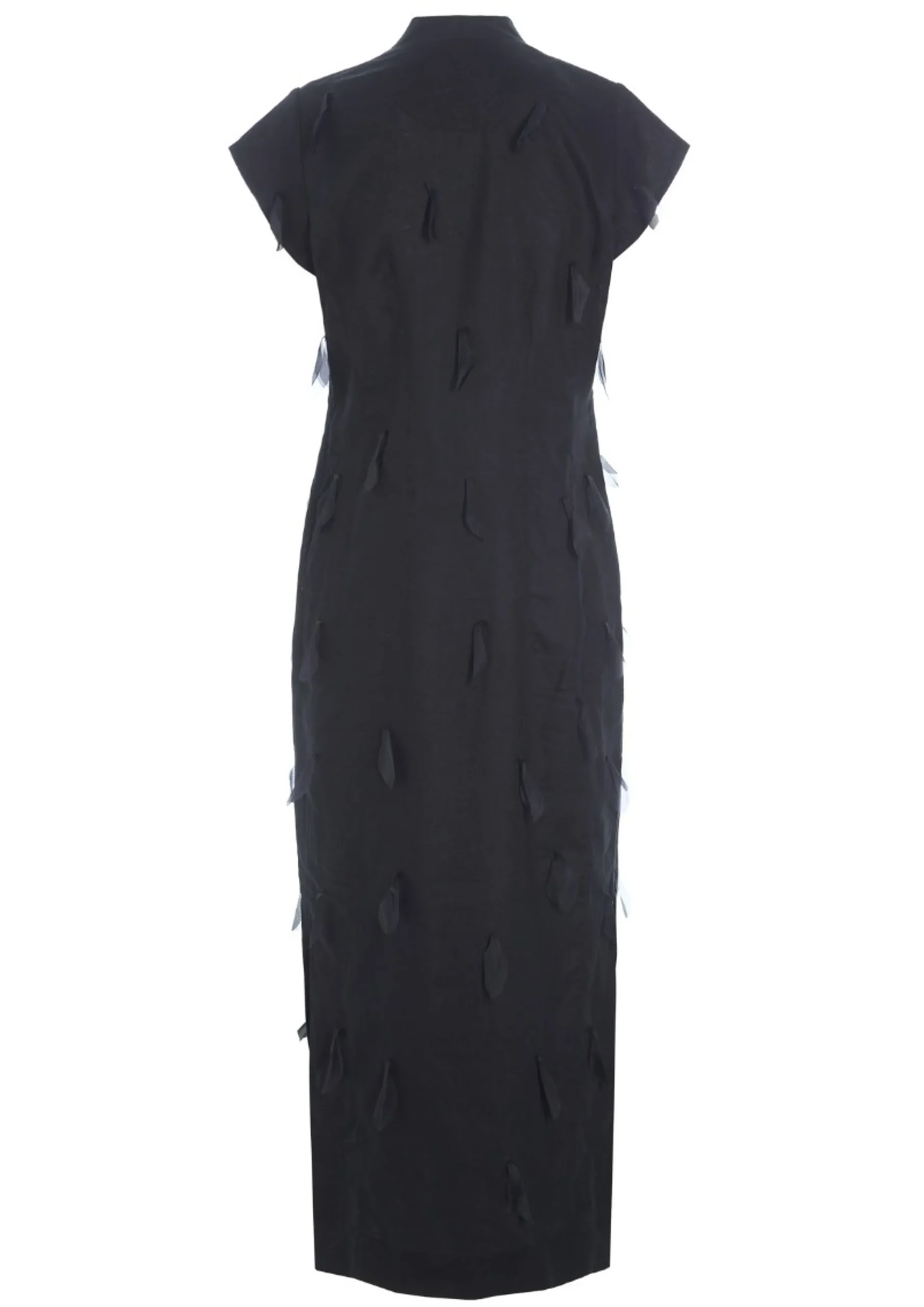 Kjoler<BITTE KAI RAND Airy linen lang kjole BLACK