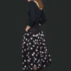 Bluser<BITTE KAI RAND Bloom bluse med 3/4 ærme BLACK