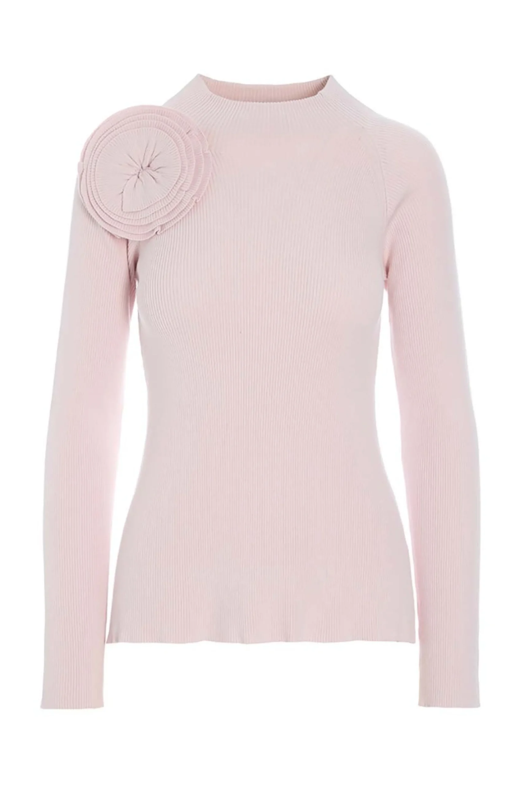 Bluser<BITTE KAI RAND Bloom rib bluse BLACK