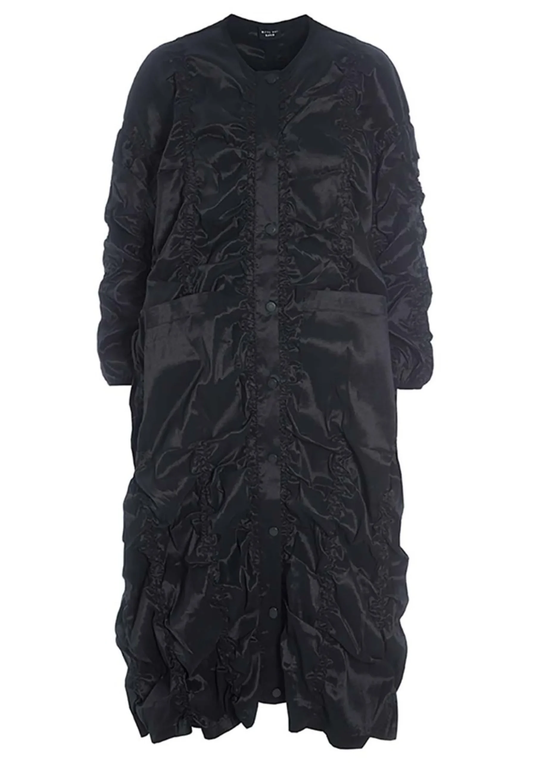 Frakker & Overtøj<BITTE KAI RAND Changeant stretch frakke kjole BLACK