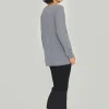 Bluser | Strik<BITTE KAI RAND Cloud cashmere bluse med slids LAVENDERSKY