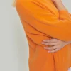 Bluser | Strik<BITTE KAI RAND Cloud cashmere bluse med rund hals SUNSETORANGE