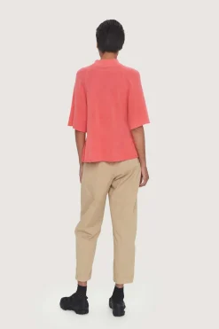 Bluser | Strik<BITTE KAI RAND Cloud cashmere højhalset bluse INKBLUE