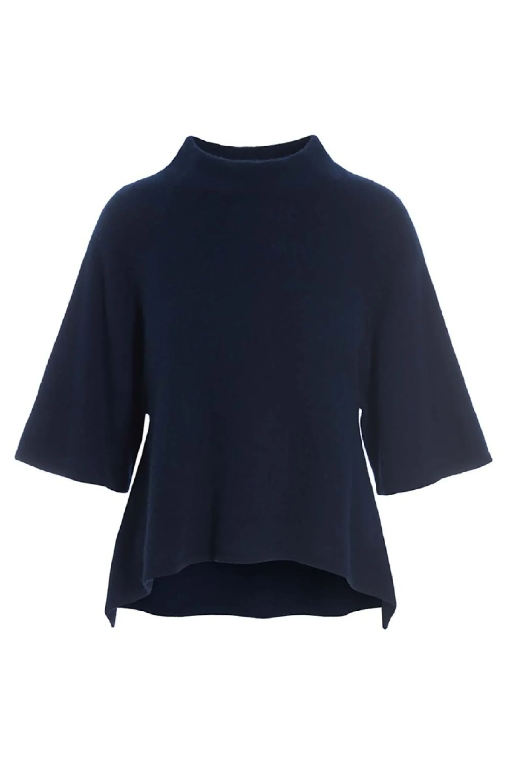 Bluser | Strik<BITTE KAI RAND Cloud cashmere højhalset bluse INKBLUE