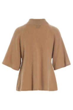 Bluser | Strik<BITTE KAI RAND Cloud cashmere højhalset bluse INKBLUE