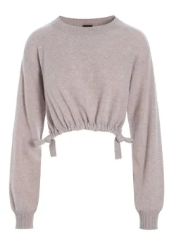 Bluser | Strik<BITTE KAI RAND Cloud cashmere kort bluse LAVENDERSKY