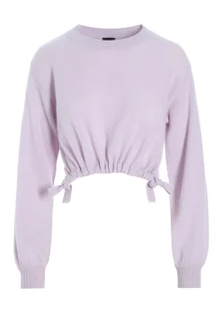 Bluser | Strik<BITTE KAI RAND Cloud cashmere kort bluse LAVENDERSKY