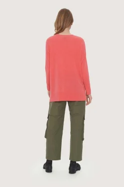 Bluser | Strik<BITTE KAI RAND Cloud cashmere langærmet bluse INKBLUE