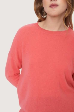 Bluser | Strik<BITTE KAI RAND Cloud cashmere langærmet bluse INKBLUE