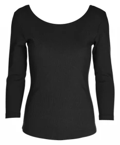 T-shirts & Toppe<BITTE KAI RAND COLUMN JERSEY T-SHIRT BLACK