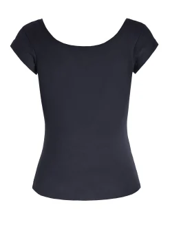T-shirts & Toppe<BITTE KAI RAND COLUMN JERSEY T-SHIRT BLACK