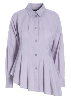 Skjorter<BITTE KAI RAND Core cotton asymmetrisk skjorte WHITE