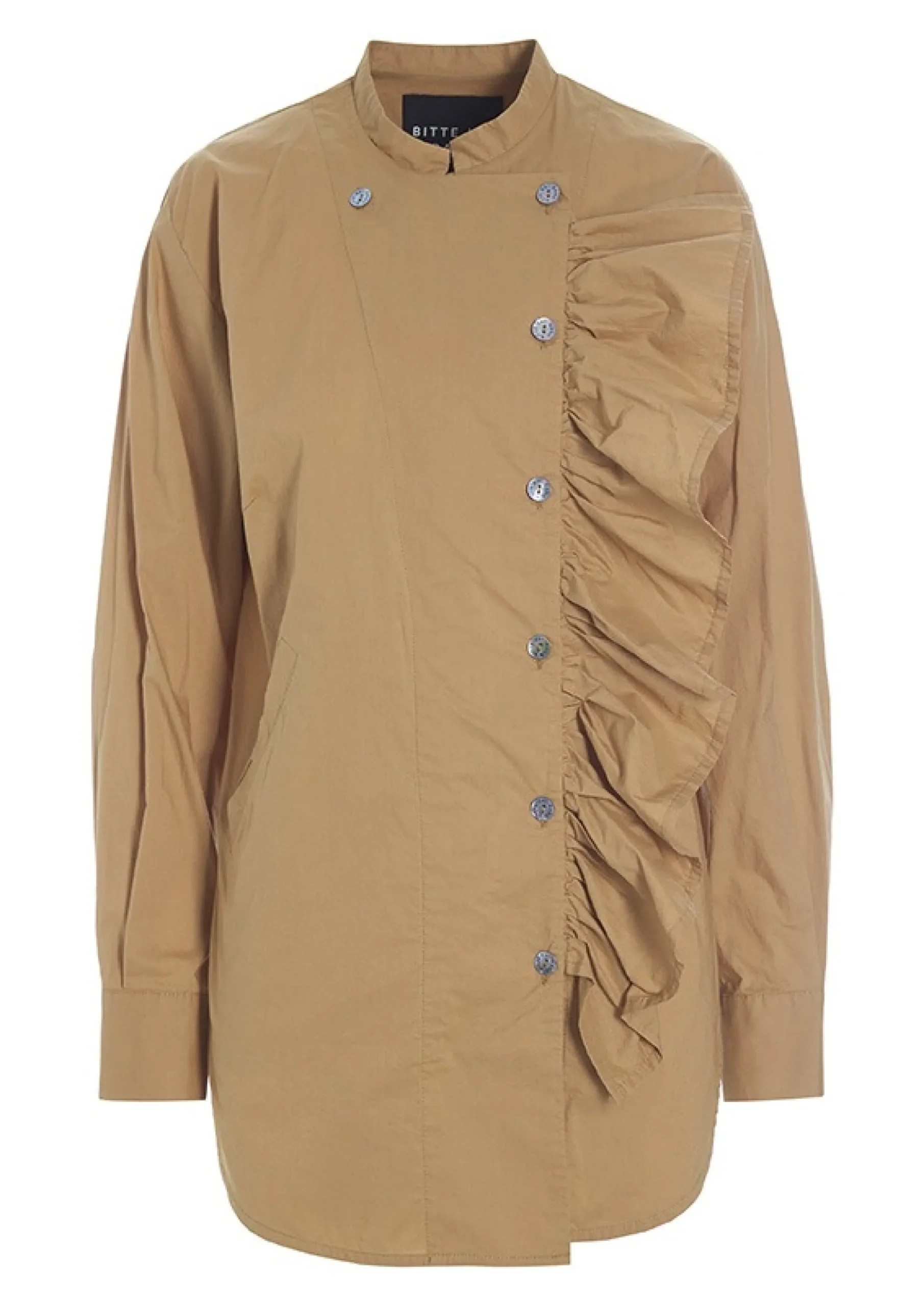 Skjorter<BITTE KAI RAND Core cotton flæse skjorte WHITE