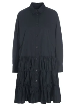 Kjoler<BITTE KAI RAND Core cotton kjole BLACK