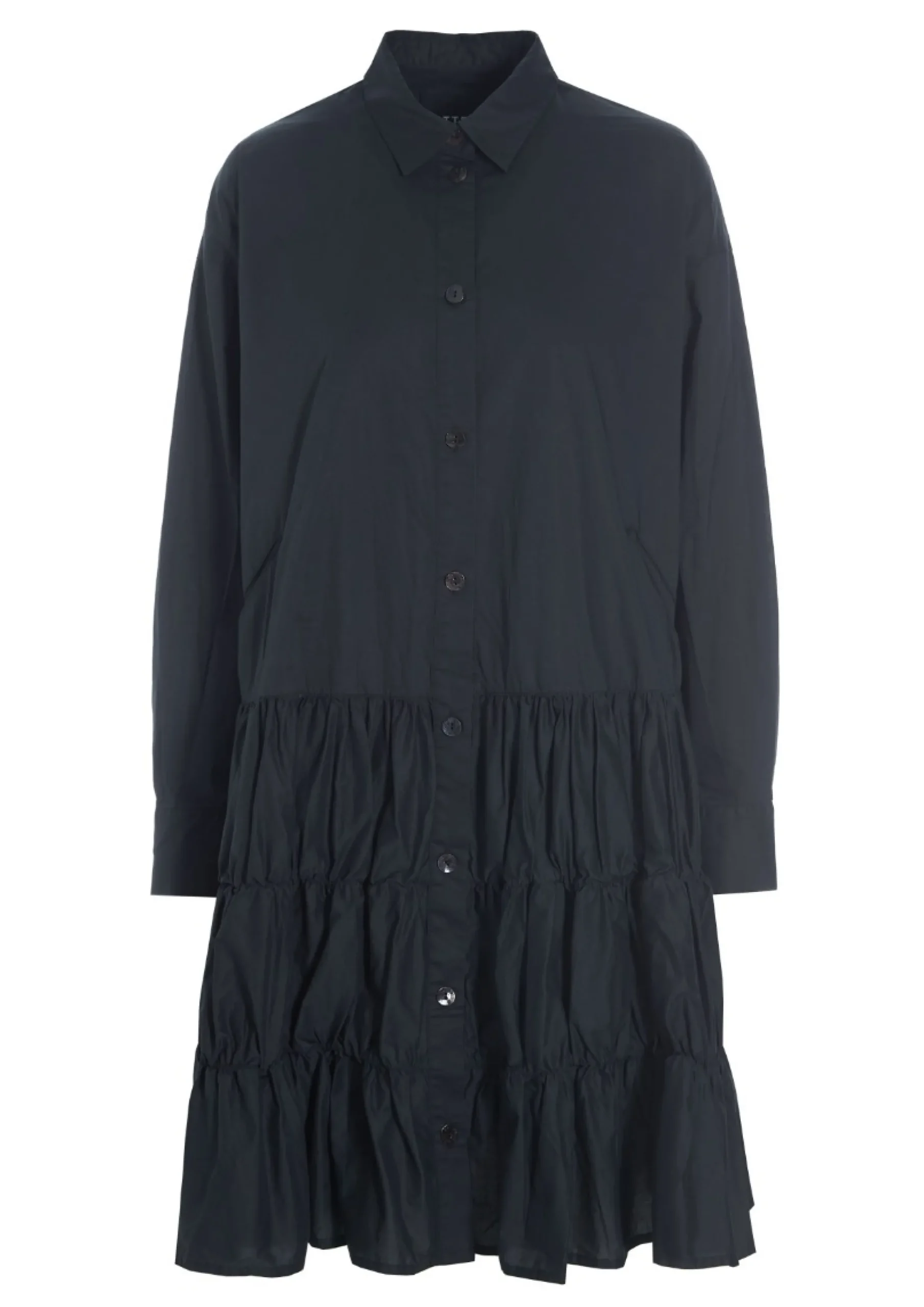 Kjoler<BITTE KAI RAND Core cotton kjole BLACK