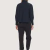 Skjorter<BITTE KAI RAND Core cotton skjorte med lynlås DARKMIDNIGHT