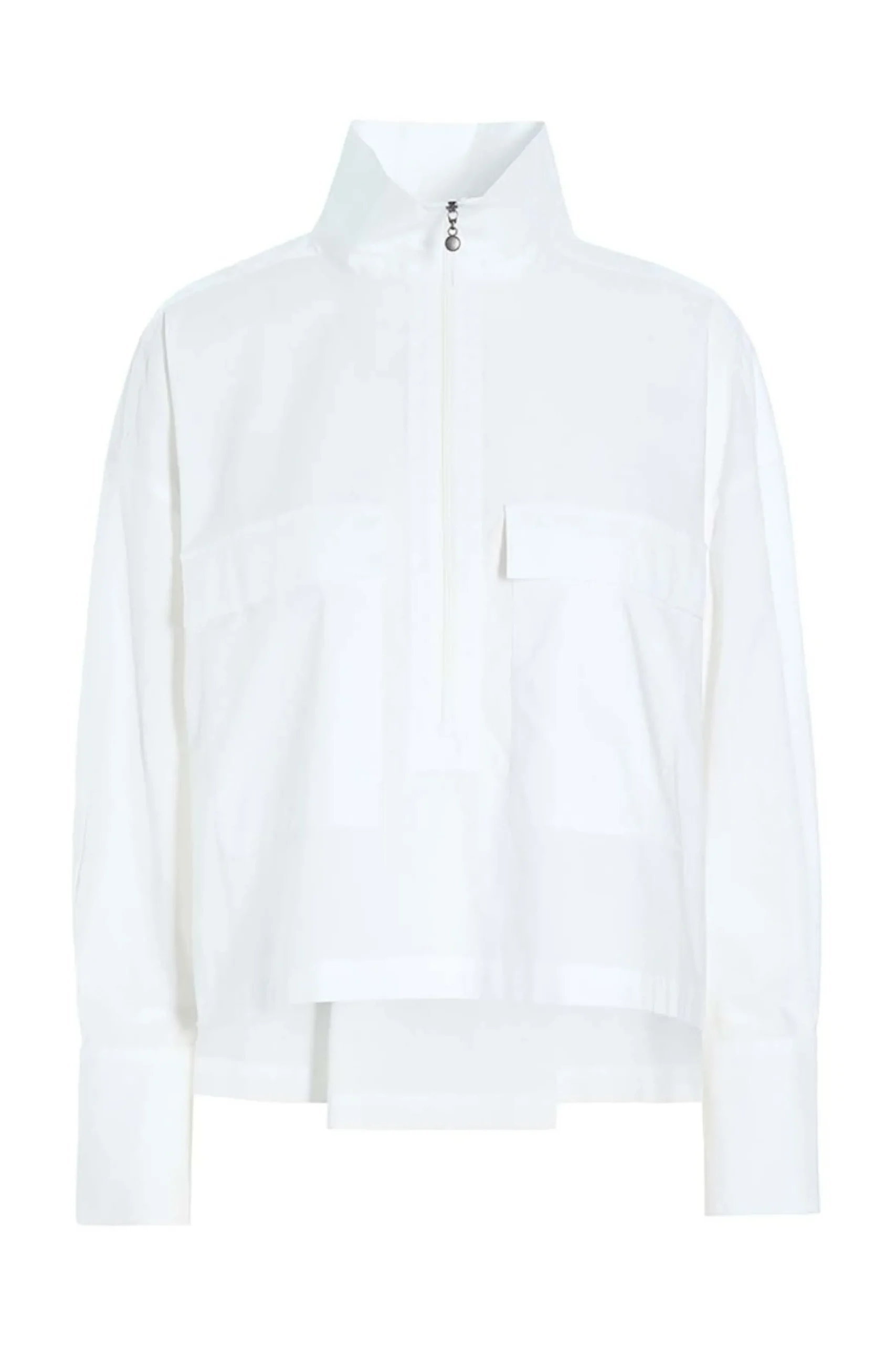Skjorter<BITTE KAI RAND Core cotton skjorte med lynlås DARKMIDNIGHT