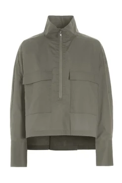 Skjorter<BITTE KAI RAND Core cotton skjorte med lynlås DARKMIDNIGHT