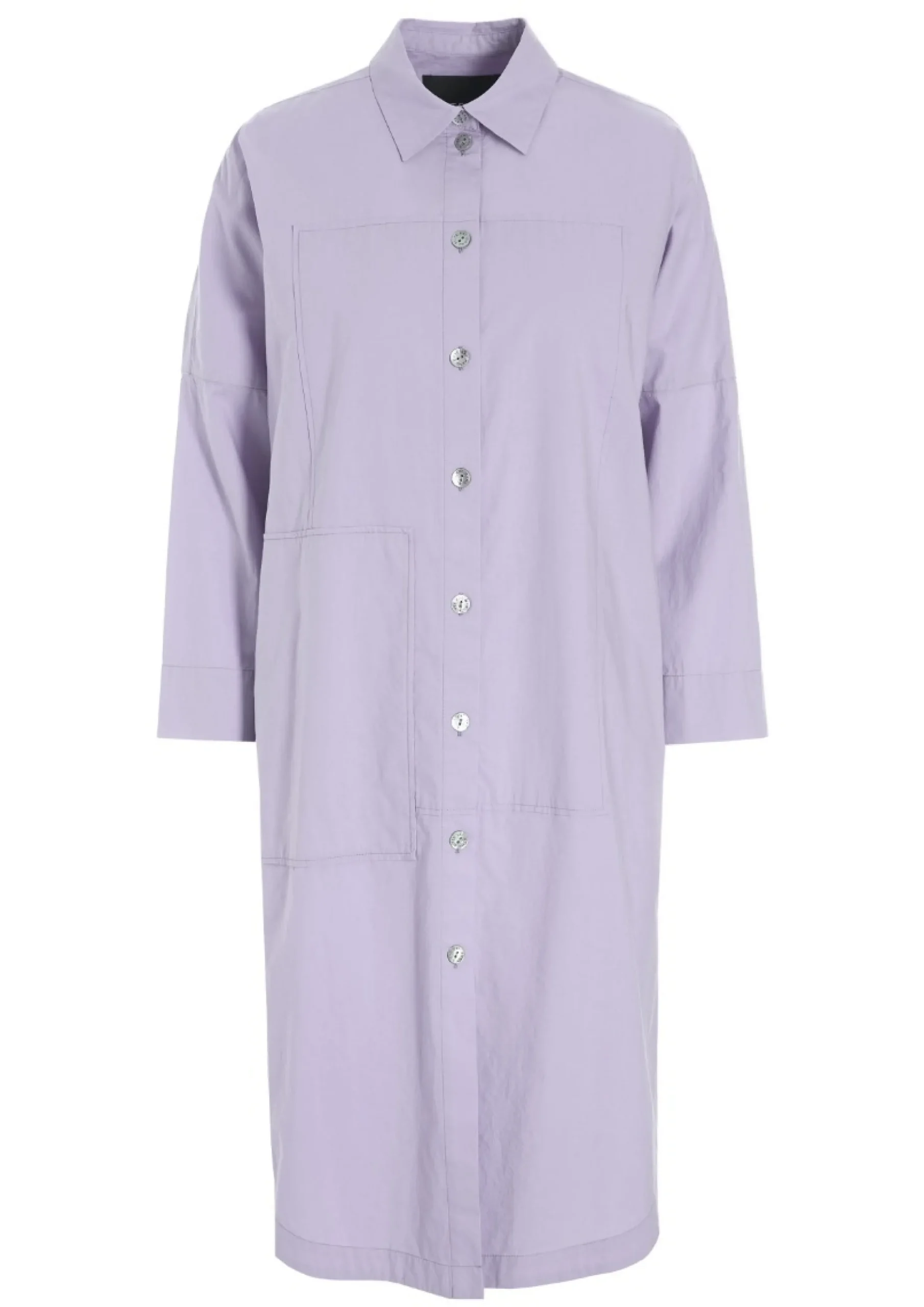 Kjoler<BITTE KAI RAND Core cotton skjortekjole BLACK