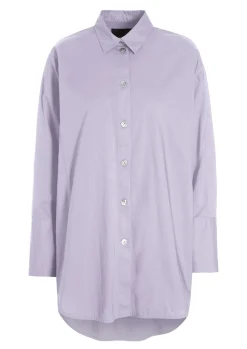 Skjorter<BITTE KAI RAND Core cotton stor skjorte LILAC