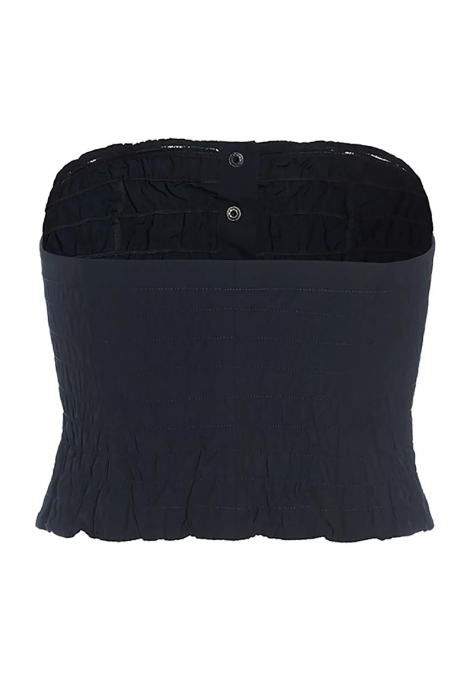 Accessories | T-shirts & Toppe<BITTE KAI RAND Fukkura poplin corsage top BLACK
