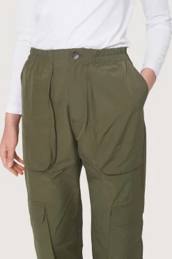 Bukser | Bukser<BITTE KAI RAND Fukkura poplin lommebukser BLACK