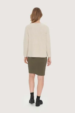 Strik | Strik<BITTE KAI RAND Gamine knit bluse BLACK
