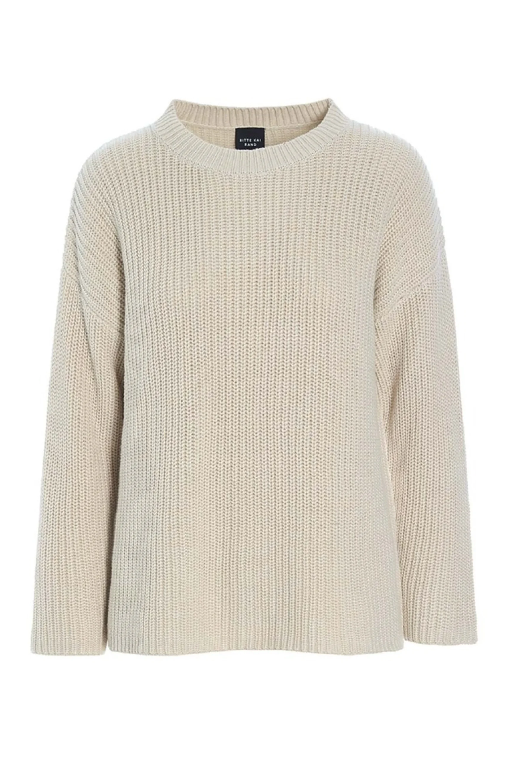 Strik | Strik<BITTE KAI RAND Gamine knit bluse BLACK