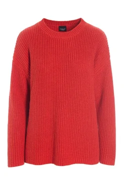 Strik | Strik<BITTE KAI RAND Gamine knit bluse BLACK