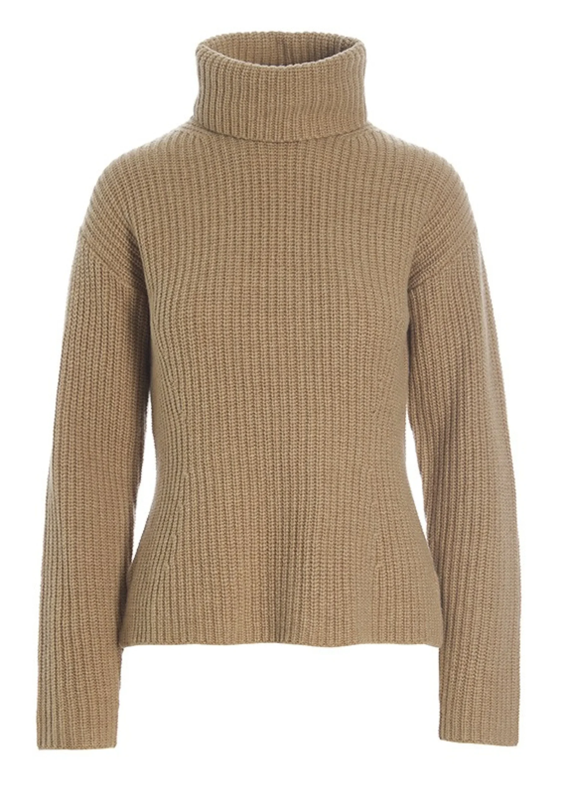 Bluser | Strik<BITTE KAI RAND Gamine knit højhalset bluse GREYMELANGE