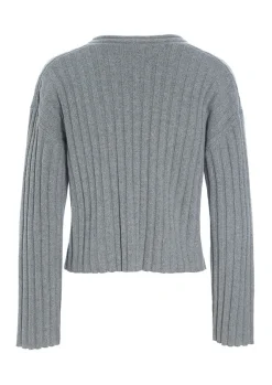 Strik | Strik<BITTE KAI RAND Gamine knit kort cardigan BLACK