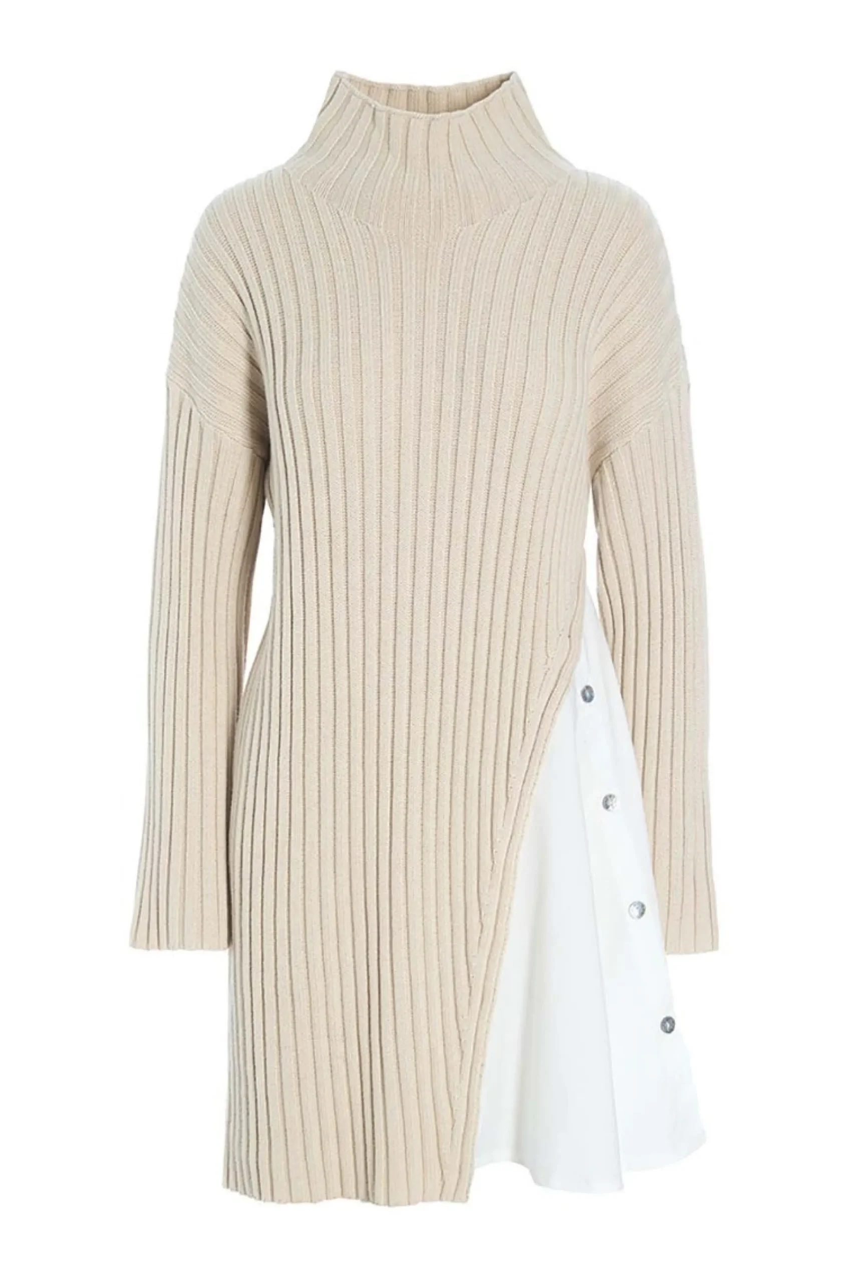 Bluser | Strik<BITTE KAI RAND Gamine knit lang bluse BLACK