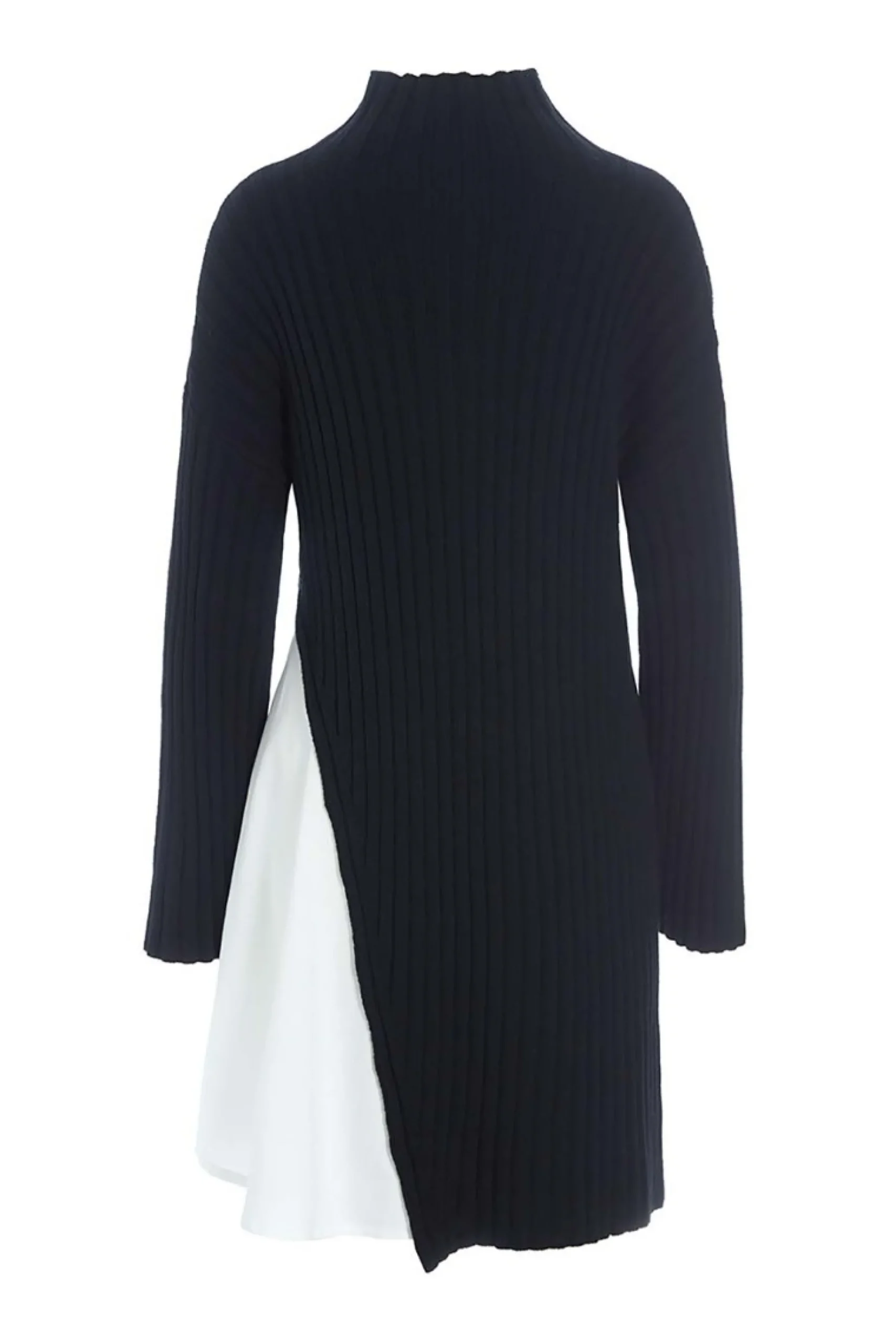 Bluser | Strik<BITTE KAI RAND Gamine knit lang bluse BLACK