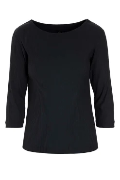 Bluser<BITTE KAI RAND Globe rib bluse BLACK