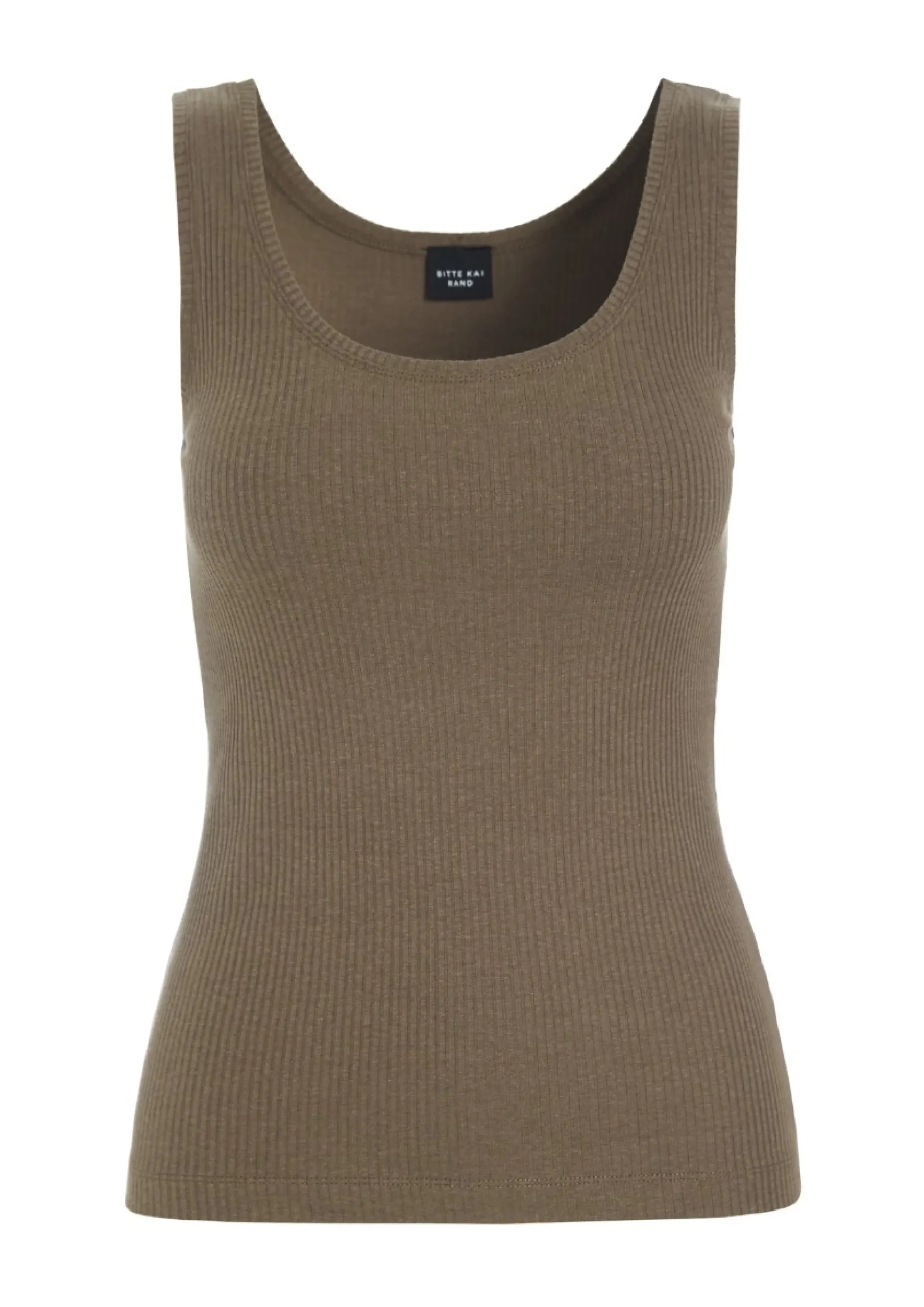 T-shirts & Toppe<BITTE KAI RAND Globe rib tank top BLACK