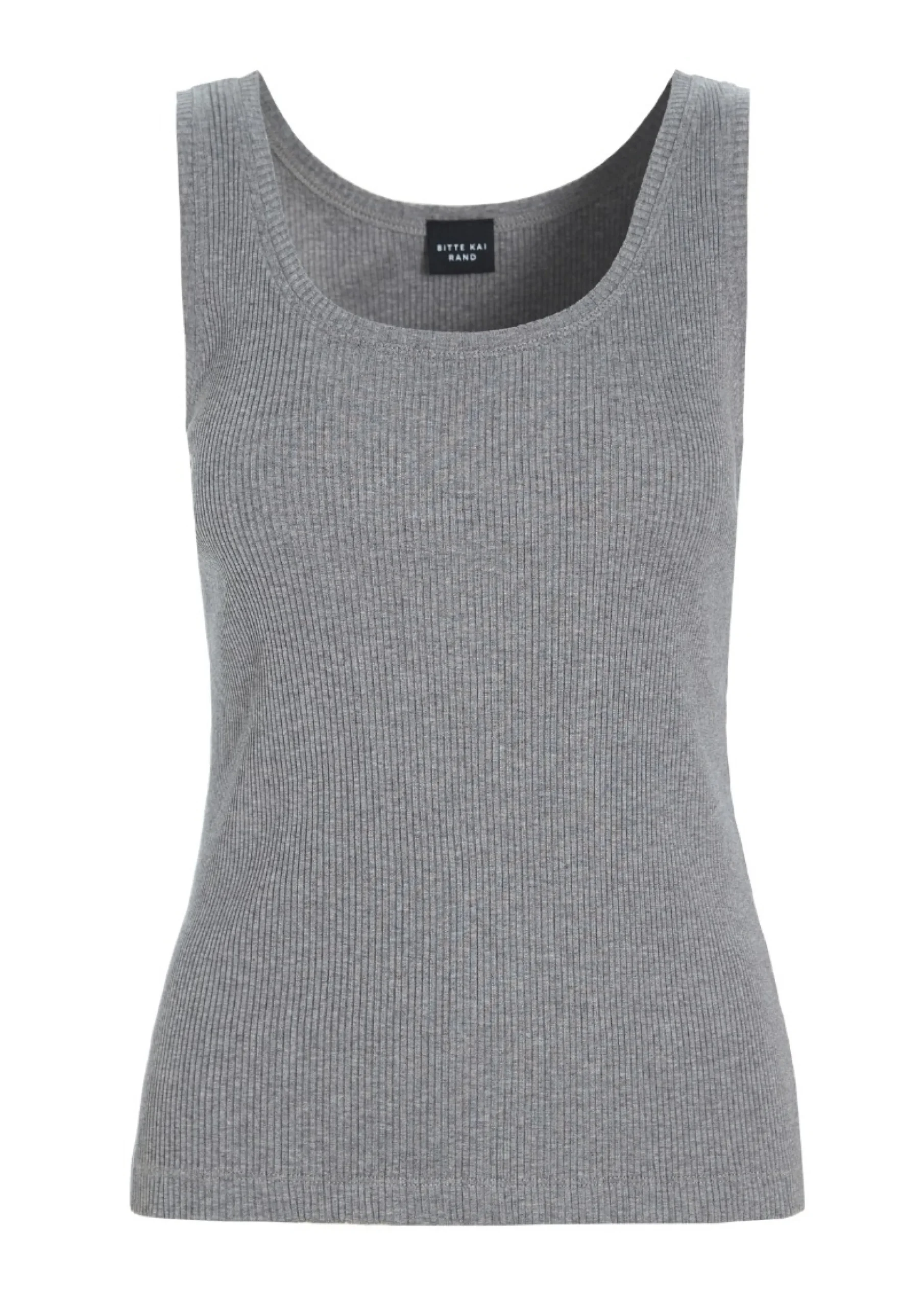 T-shirts & Toppe<BITTE KAI RAND Globe rib tank top BLACK