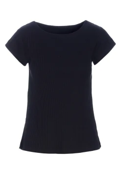 T-shirts & Toppe | Bluser<BITTE KAI RAND Globe rib t-shirt CHOCOLATECHIP