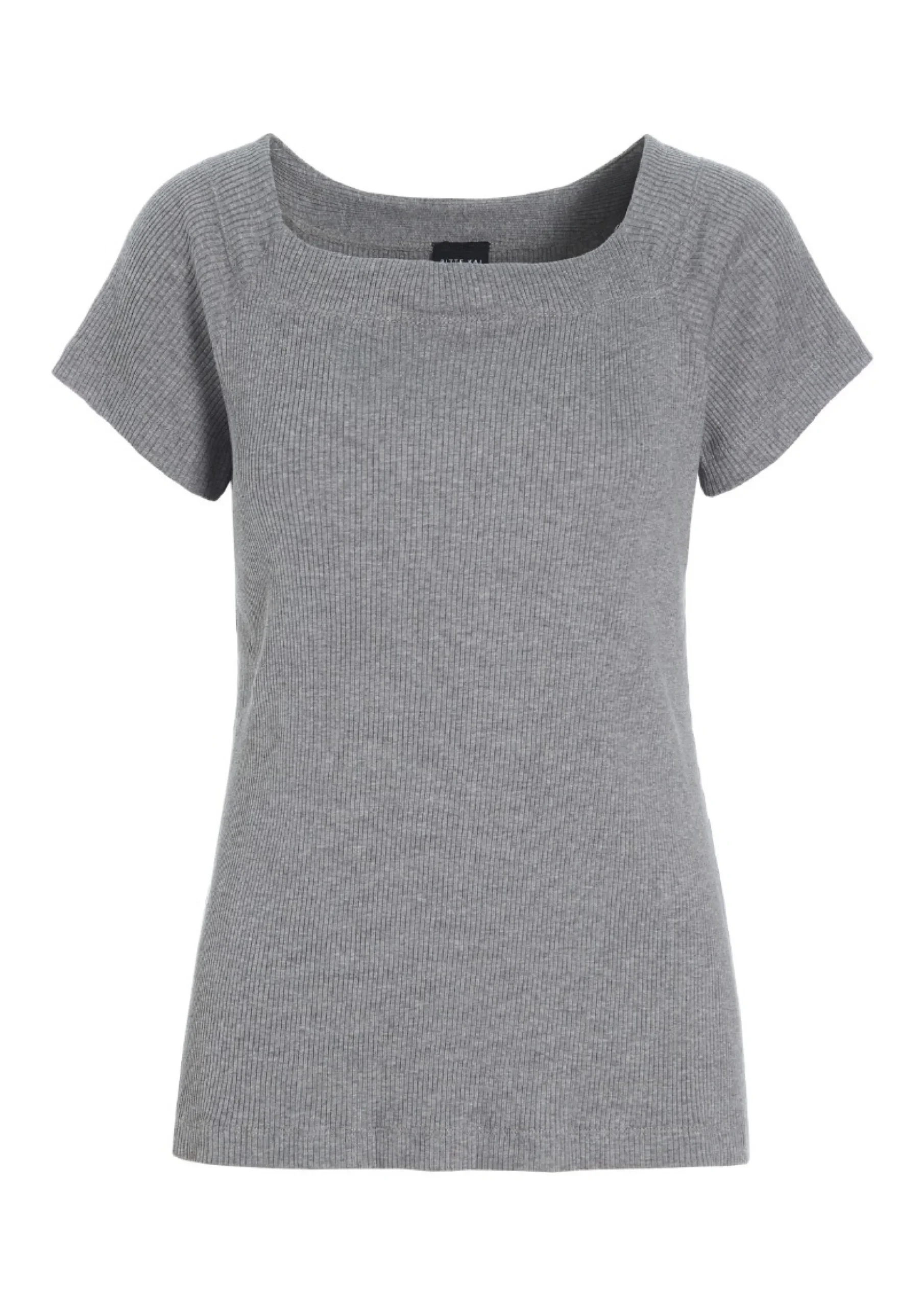 T-shirts & Toppe<BITTE KAI RAND Globe rib t-shirt CHOCOLATECHIP