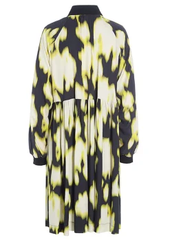 Kjoler<BITTE KAI RAND Iki FSC kjole med rib detalje SPRINGBLOOM