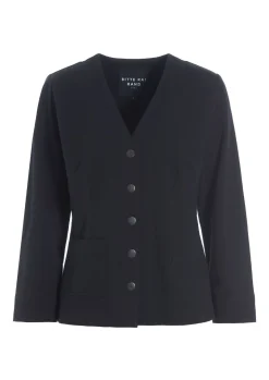 Jakker & Blazere<BITTE KAI RAND Izumi sweat kort jakke IVORY