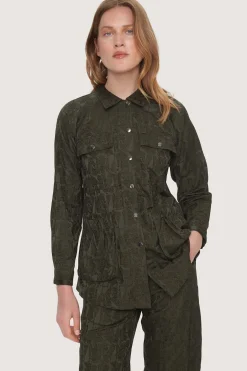 Jakker & Blazere<BITTE KAI RAND Jacquard stretch jakke BLACK