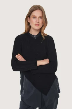 Bluser<BITTE KAI RAND Kanso asymmetrisk bluse BLACK