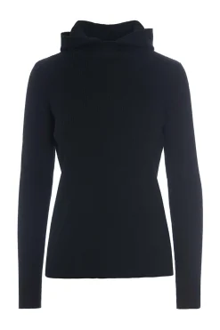 Bluser<BITTE KAI RAND Kanso hættebluse BLACK