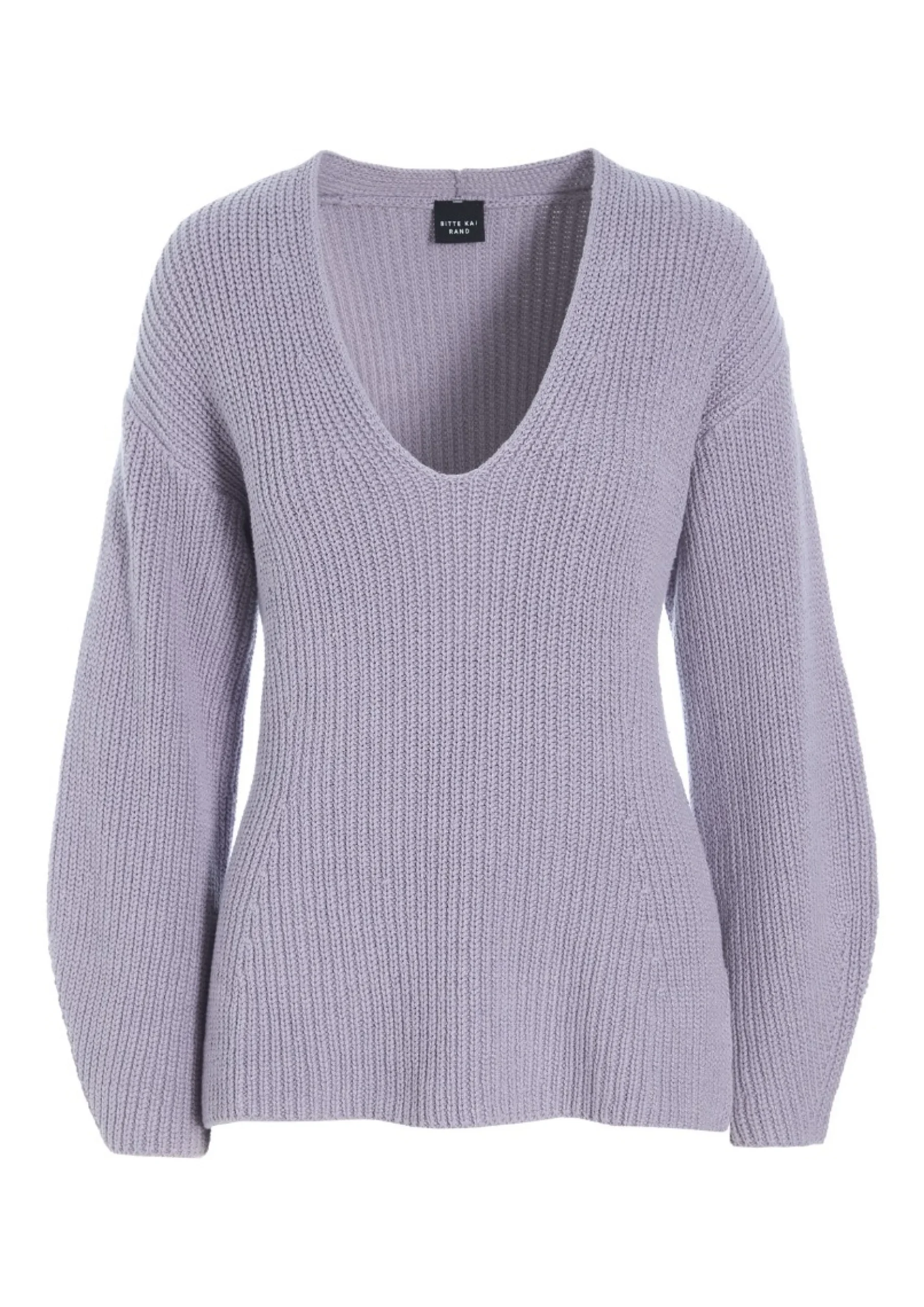 Bluser | Strik<BITTE KAI RAND Kareshi bluse med v-hals IVORY