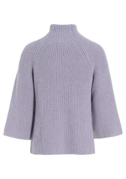 Strik | Strik<BITTE KAI RAND Kareshi højhalset bluse IVORY