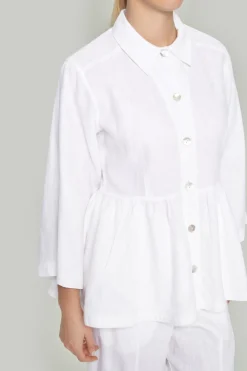 Bukser | Bukser<BITTE KAI RAND Lazy linen bukser med spænde BLACK
