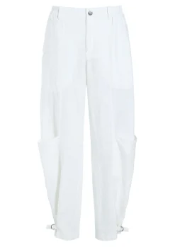 Bukser | Bukser<BITTE KAI RAND Lazy linen bukser med spænde BLACK