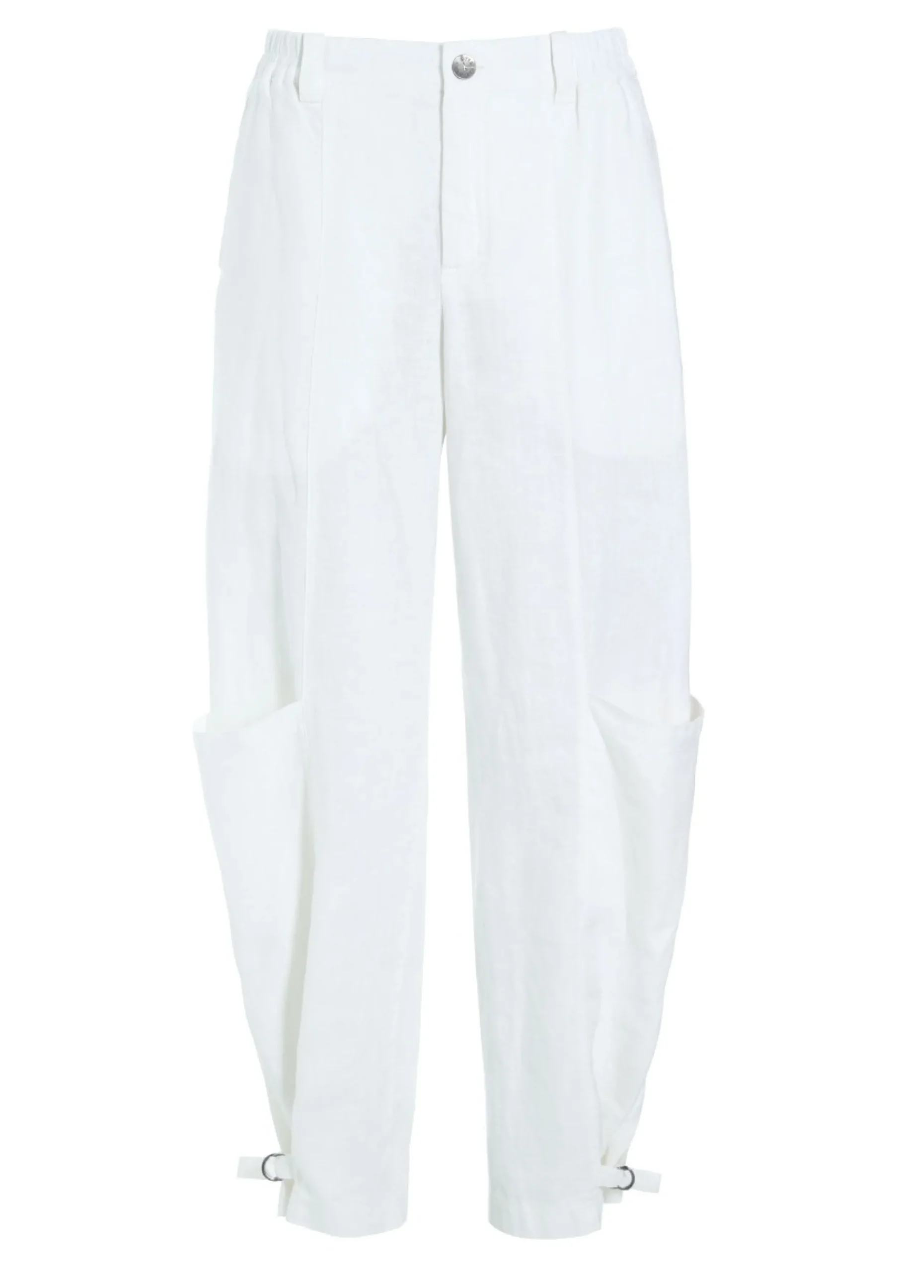 Bukser | Bukser<BITTE KAI RAND Lazy linen bukser med spænde BLACK